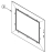 Door glass assy Menumaster RCS511-P1327809M