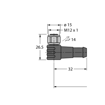 Кабель PVC Turck WKSV4.5T-10/TEG 