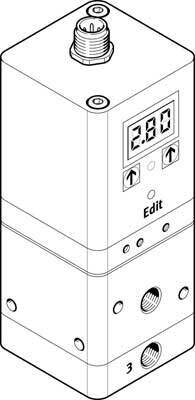 Регулятор давления пропорциональный Festo VPPE-3-1-1/8-10-420-E1T 
