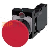 ГРИБОВИДНАЯ КНОПКА, 22MM, КРУГЛАЯ, ПЛАСТИК, КРАСНАЯ, 40MM, С ФИКСАЦИЕЙ, ДЕБЛОКИРОВКА ВЫТЯГИВАНИЕМ, С ДЕРЖАТЕЛЕМ, 1NO+1NC, ВИНТОВЫЕ КЛЕММЫ Siemens 3SU1100-1BA20-1FA0