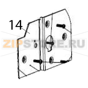 Fixed plate Hurakan HKN-ME717 Fixed plate Hurakan HKN-ME717Запчасть на деталировке под номером: 14