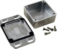 Корпус универсальный 50x50x25 мм, материал: алюминий, 1 шт Hammond 1590WLLBFL