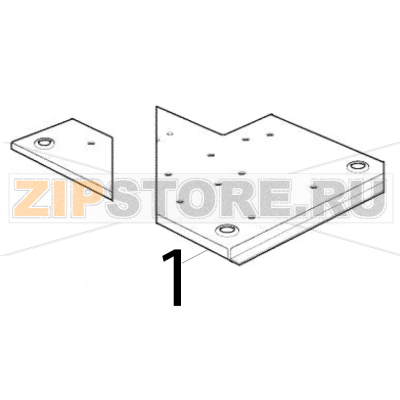 Basamento Scotsman B 21 Basamento Scotsman B 21Запчасть на деталировке под номером: 1