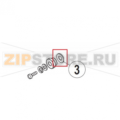 Washer Hobart UXT-10A                                                                             Washer Hobart UXT-10AЗапчасть на сборочном чертеже под номером: 3Название запчасти на немецком языке языке: Washer Hobart UXT-10A
