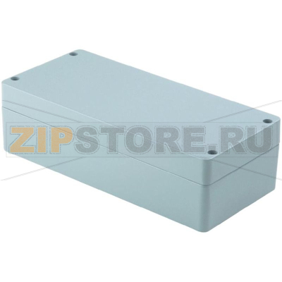 Корпус алюминиевый 350x100x160 мм, серый, 1 шт Weidmüller KLIPPON K7 RAL7001 