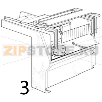 Ass. contenitore Scotsman B 40 Ass. contenitore Scotsman B 40Запчасть на деталировке под номером: 3