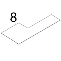 Evaporator plastic cover Scotsman B 7040