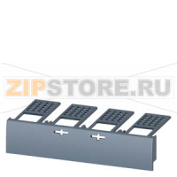 КРЫШКА КЛЕММНИКА  ВТЫЧНОГО ЦОКОЛЯ И ВЫКАТНОЙ КОРЗИНЫ ПРИНАДЛЕЖНОСТЬ ДЛЯ 4-ПОЛ. 3VA1 100/160 Siemens 3VA9154-0KB03