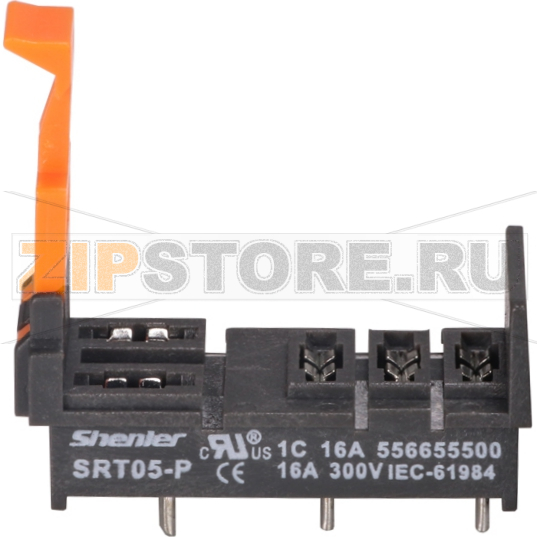 Цоколь для печатных плат для 1 контактных реле RFT, 16A Shenler SRT05-P 