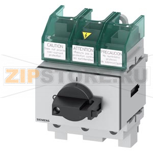 SENTRON, Molded case switch 3LD5 UL, Main switch, 3-pole, certified according to UL489 UL60947-4-1 and IEC60947-3, UL: 60A, SCCR 50kA at 480VAC, Operating power at 480VAC 3-phase: 40hp, IEC: 63A, Operating power at AC-23A at 400V: 30kW, floor mounting wit 