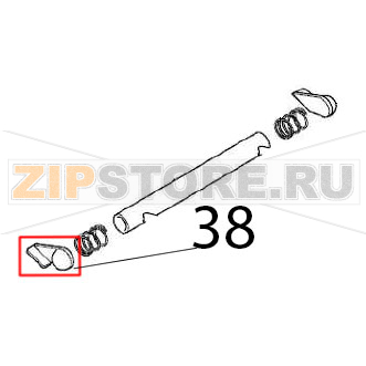 Hinge LH support Angelo Po 1A1PI2G Hinge LH support Angelo Po 1A1PI2GЗапчасть на деталировке под номером: 38