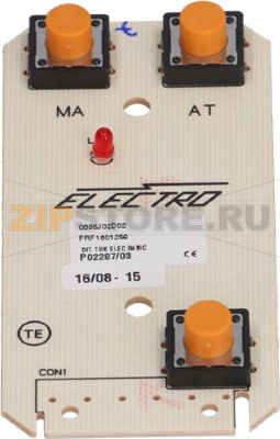 PC BOARD 3 BUTTONS 82x40 mm 