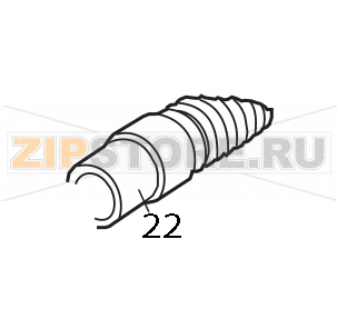 Tubo aspirazione pompa scarico Elettrobar Fast 161 DP Tubo aspirazione pompa scarico Elettrobar Fast 161 DPЗапчасть на деталировке под номером: 22