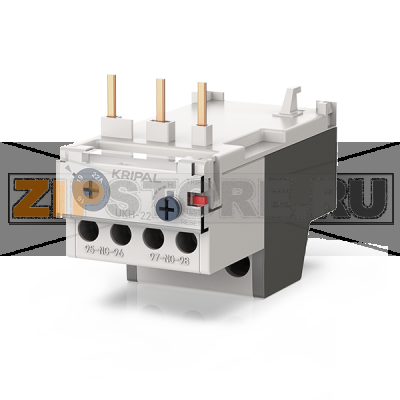 Реле тепловой перегрузки 4-6 A, 1NO+1NC, CLASS 10A, прямой монтаж Kripal UKH-22-6 