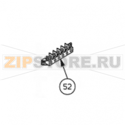 5 stud terminal block CB GV-35/42 5 stud terminal block CB GV-35/42

Запчасть на сборочном чертеже под номером: 52

Количество запчастей в устройстве: 1

Название запчасти CB на английском языке: 5 stud terminal block CB GV-35/42