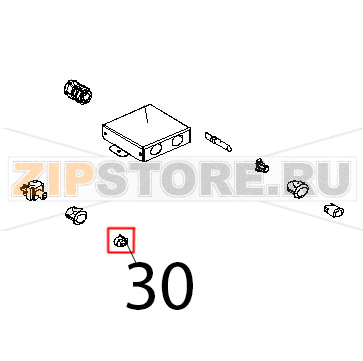 Tasto argento opaco &quot;0-1&quot; oro Unox XL 193 Tasto argento opaco "0-1" oro Unox XL 193Запчасть на деталировке под номером: 30