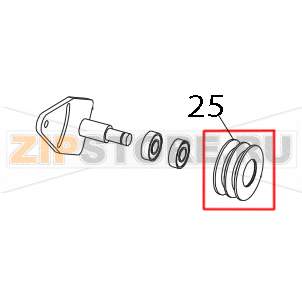 Expeling roller transmision pulley Sigma SPZ 120 Expeling roller transmision pulley Sigma SPZ 120Запчасть на деталировке под номером: 25