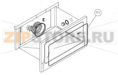 Уплотнение двери C112 L=1737 4L+4G Unox XF 085 Оригинальное название запчасти: GN060 - GUARN. SIL. C112 L=1737 4L+4G ELENA Unox XF 085 На деталировке запчасть Unox XF 085 под номером: 171