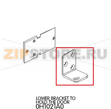 Lower bracket to hold the door Unox XB 803 Lower bracket to hold the door Unox XB 803Запчасть на деталировке под номером: 20Название запчасти на английском языке: Lower bracket to hold the door Unox XB 803