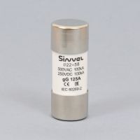 Вставка плавкая 125 А, gG, 22x58 мм Sinvel SV2258-125