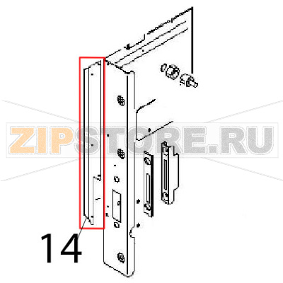 Profilo tenuta SX/DX Angelo Po 2G1PE2E Profilo tenuta SX/DX Angelo Po 2G1PE2EЗапчасть на деталировке под номером: 14