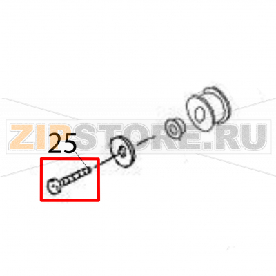 Pan head screw+SW+WL Sato HR224 TT Pan head screw+SW+WL Sato HR224 TTЗапчасть на деталировке под номером: 25Название запчасти на английском языке: Pan head screw+SW+WL Sato HR224 TT.