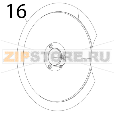 Lama 40/3/210 naz. Sirman Mirra 250 C Lama 40/3/210 naz. Sirman Mirra 250 CЗапчасть на деталировке под номером: 16