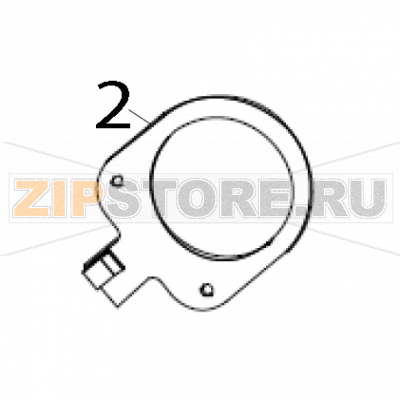 Kit media authentication coupler PCBA Zebra ZXP9 Kit media authentication coupler PCBA Zebra ZXP9Запчасть на деталировке под номером: 2