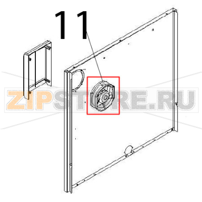 Fan Angelo Po BX101E Fan Angelo Po BX101EЗапчасть на деталировке под номером: 11