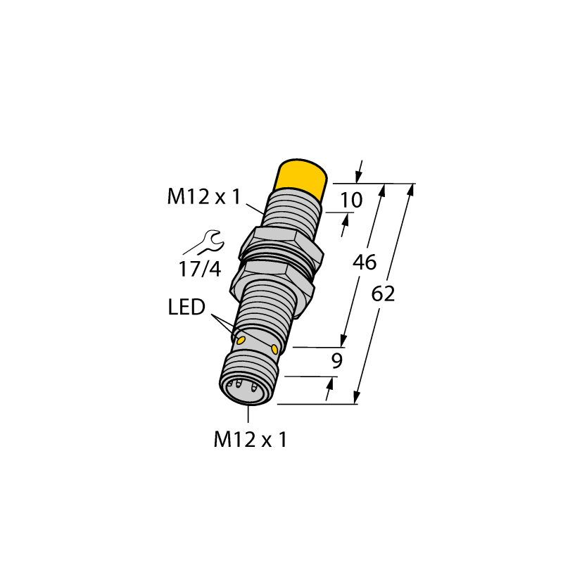 Датчик индуктивный Turck NI8U-M12E-VP4X-H1141 