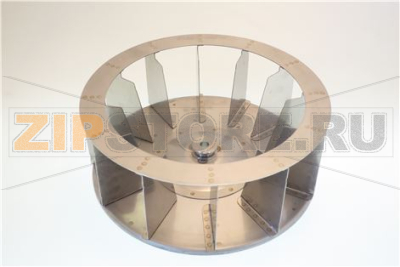 Fan wheel reversing, straight blades 