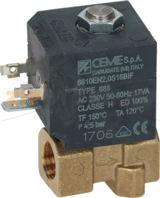 ЭЛЕКТРОМАГНИТНЫЙ КЛАПАН ODE 2-X ХОДОВОЙ Ø 1/4&quot; 230В 8ВТ 