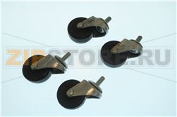 CASTOR KIT 2 W/3/8STEM SET/4 4)830259 CA 