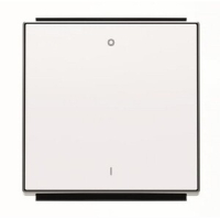 Клавиша для одноклавишных выключателей/переключателей/кнопок с символом "I/O", альпийский белый ABB 2CLA850120A1101
