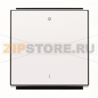 Клавиша для одноклавишных выключателей/переключателей/кнопок с символом "I/O", альпийский белый ABB 2CLA850120A1101