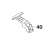Support Bracket for Belt Tightener Bear Varimixer AR40 VL-1S                                                                      
