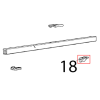 Upper and lower glass support Unox XVC 205E