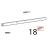 Upper and lower glass support Unox XVC 205E