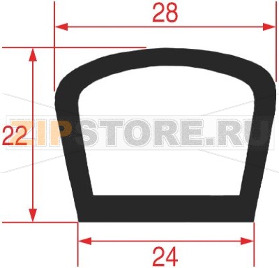 ПРОКЛАДКА ДВЕРЦЫ ДУХОВКИ 