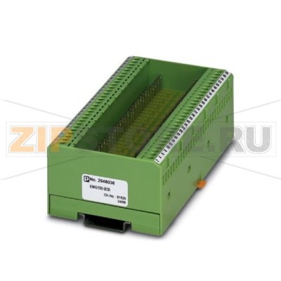 Сборный модуль Phoenix Contact EMG150-B29 состоит из корпуса, клеммных колодок MKDS 3 и печатной платы.Минимальный заказ: 2 шт.Упаковка: 2 шт.