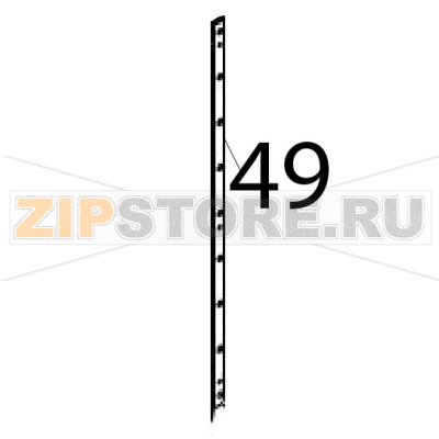 Conveyor Angelo Po IS102SR Conveyor Angelo Po IS102SRЗапчасть на деталировке под номером: 49