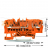 2-conductor through terminal block; 2.5 mm; with test option; same profile as 2-conductor disconnect terminal block; side and center marking; for DIN-rail 35 x 15 and 35 x 7.5; Push-in CAGE CLAMP®; 2,50 mm; orange Wago 2002-1602 - 2-conductor through terminal block; 2.5 mm; with test option; same profile as 2-conductor disconnect terminal block; side and center marking; for DIN-rail 35 x 15 and 35 x 7.5; Push-in CAGE CLAMP®; 2,50 mm; orange Wago 2002-1602