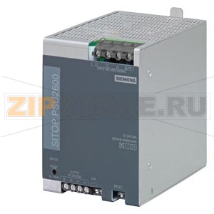 SITOP PSU2600 24 V/20 A, стабилизированный блок питания. Вход: 3х-фазный ~ 400-500 В Выход: =24 В/20 A Siemens 6EP4436-0SB00-0AY0 