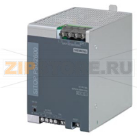 SITOP PSU2600 24 V/20 A, стабилизированный блок питания. Вход: 3х-фазный ~ 400-500 В Выход: =24 В/20 A Siemens 6EP4436-0SB00-0AY0