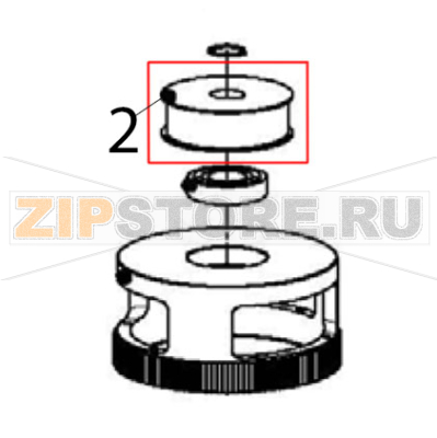 Pulley 30 RPP8 Z44 Escher PM 60-V Pulley 30 RPP8 Z44 Escher PM 60-VЗапчасть на деталировке под номером: 2