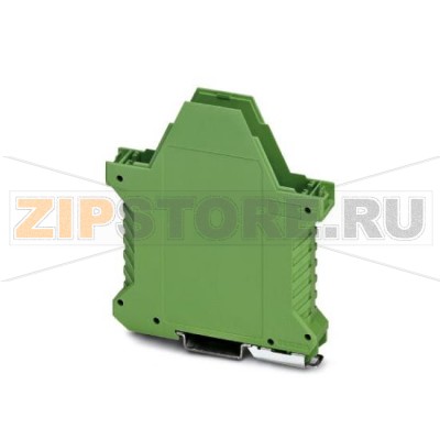 Нижняя часть корпуса в сборе Phoenix Contact ME 17,5 UTG GN закрытая, с металлической защелкой.Минимальный заказ: 10 шт.Упаковка: 10 шт.