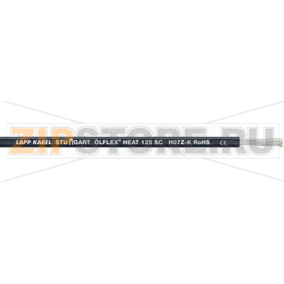 Провод многожильный 1x0.5 мм², темно-синий, 100 м Lapp ÖLFLEX HEAT 125 SC 