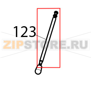 Heating element lifting lever Tecnoinox FRS35E7 Heating element lifting lever Tecnoinox FRS35E7Запчасть на деталировке под номером: 123