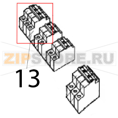 Switch Angelo Po C165D Switch Angelo Po C165DЗапчасть на деталировке под номером: 13