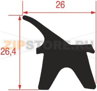 GUARNIZIONE PORTA FORNO 750x670 mm